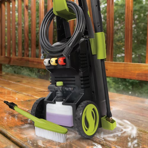 Restored Sun Joe SPX2700-MAX Electric Pressure Washer | 13-Amp | W/ Utility Bristle Brush + Rim Brush | Quick Connect + Turbo Nozzles (Refurbished) - Image 7