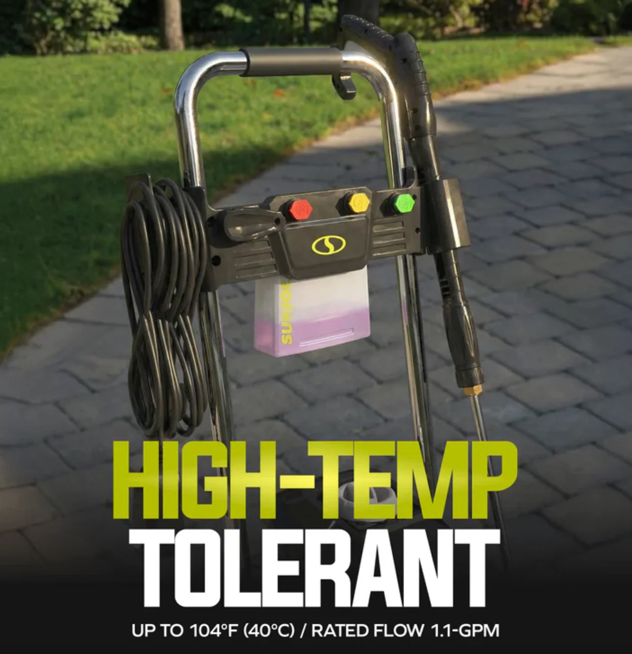 Restored Sun Joe SPX7000-MAX | 2200 PSI Electric Pressure Washer | Foam Cannon + Turbo Nozzle | 1.1 Rated GPM | 13-Amp (Refurbished) - Image 5