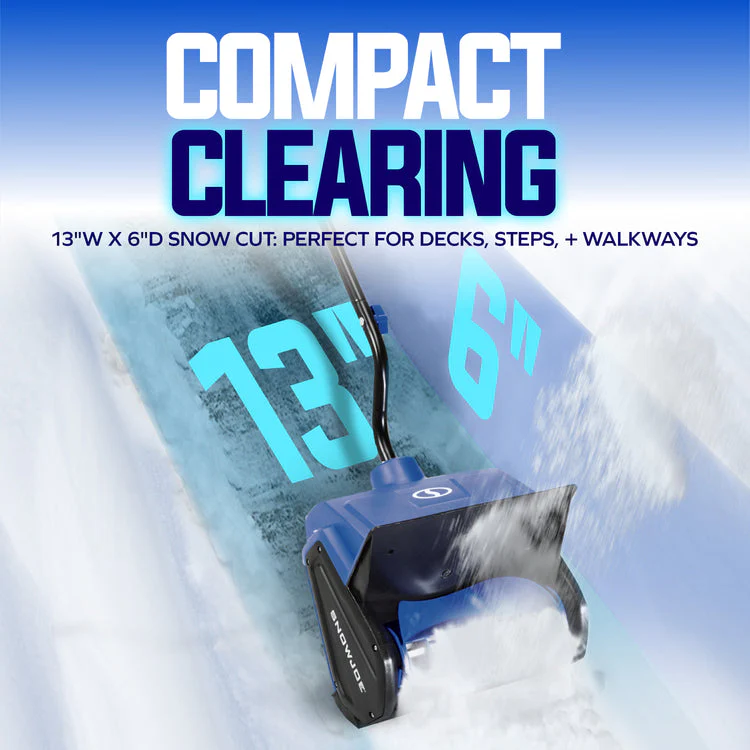 Restored Snow Joe 24V-SS13-MAX Battery Snow Shovel Kit | 13 Inch | Includes 4Ah Battery, Quick Charger, Battery Holder, & Cover (Refurbished) - Image 4