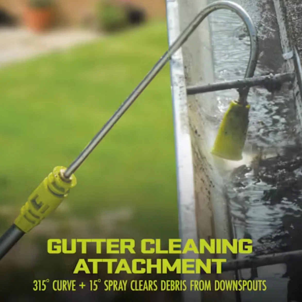 Sun Joe SPX-HCS-MAX Cleaning System | For SPX Pressure Washers | W/ Turbo Nozzle, Splashguard, Extension Wand, Gutter Cleaner & More (Refurbished) - Image 5