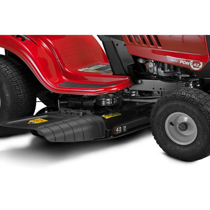 Troy-Bilt Pony 42 Riding Lawn Mower | 547cc Troy-Bilt Engine | 42" Side-Discharge | 7-Speed Shift On The Go Transmission - Image 5